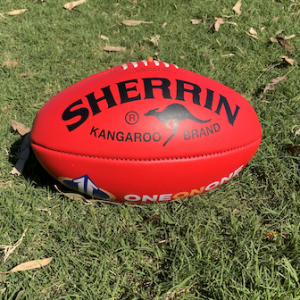 [PRE-ORDER] Sherrin KB Game Ball - RED - Size 5 | One On One Football